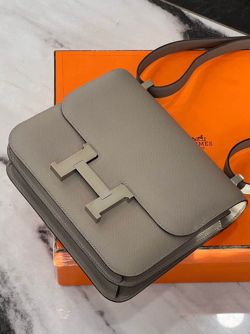 HERMÈS CONSTANCE 24 EPSOM PALLADIUM HARDWARE