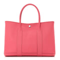 HERMÈS EPSON LEATHER GARDEN PARTY 36 MM BAG ROSE AZALEE