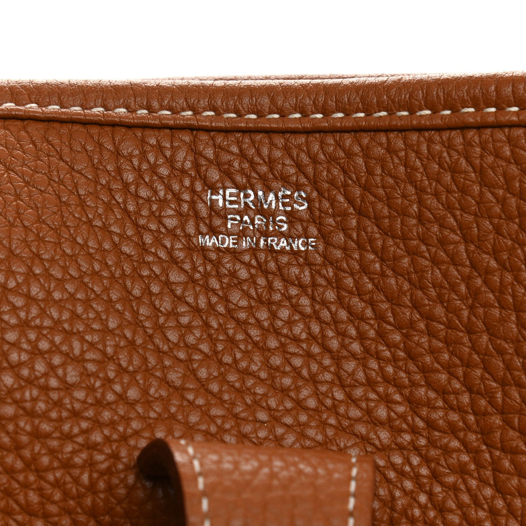 HERMÈS TAURILLON CLEMENCE EVELYNE III GM BAG