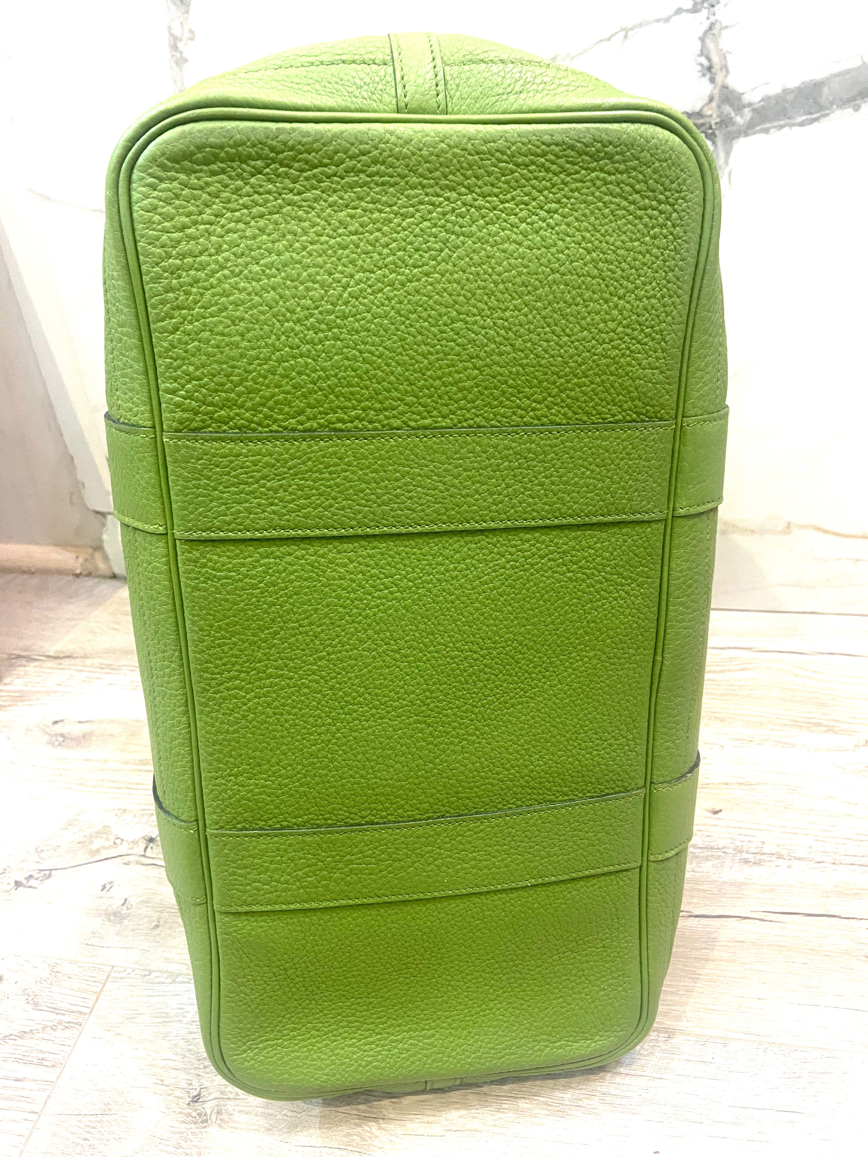 HERMÈS PELOUSE TOGO LEATHER GARDEN PARTY MM TOTE BAG