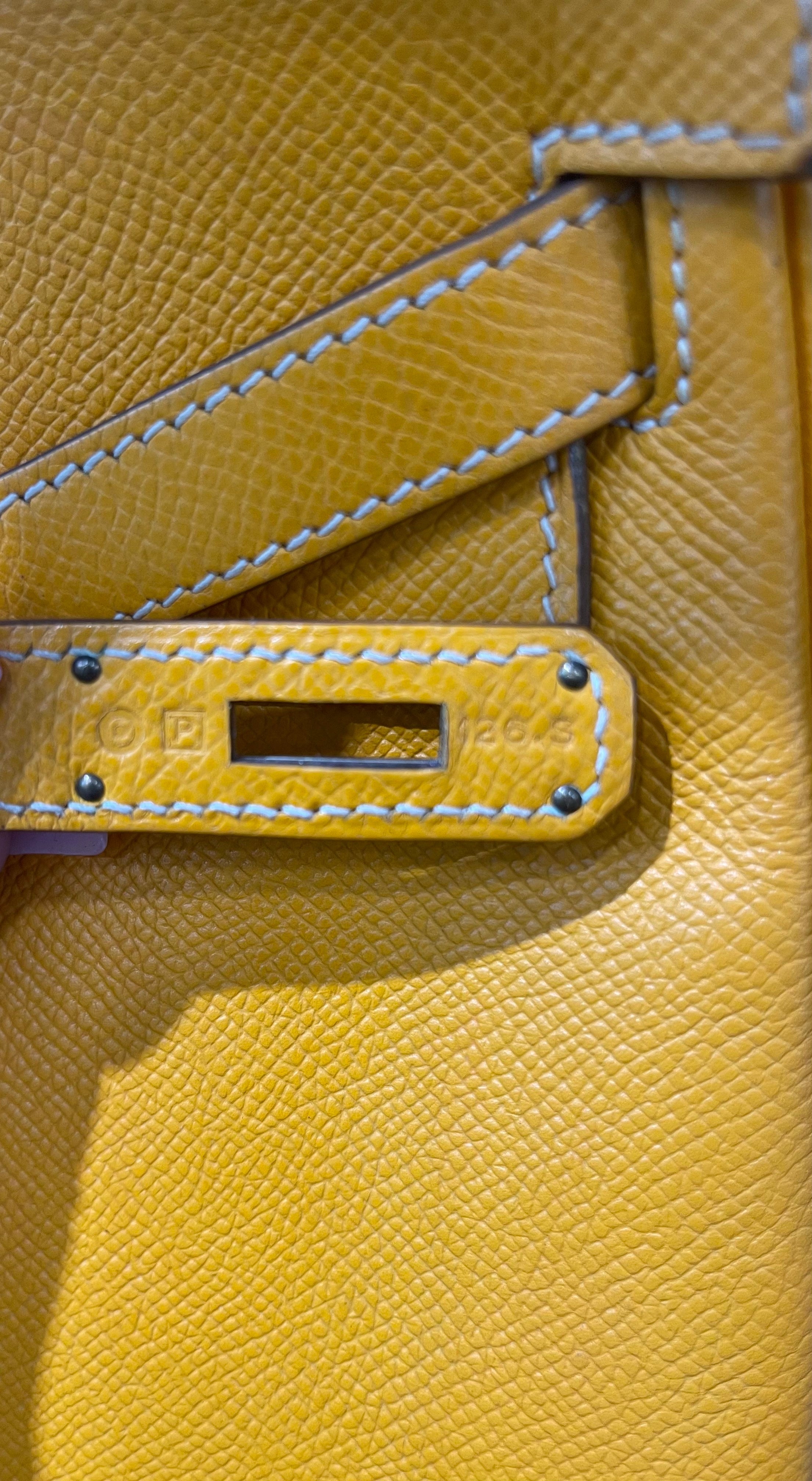HERMÈS EPSOM LEATHER KELLY 28 SELLIER
