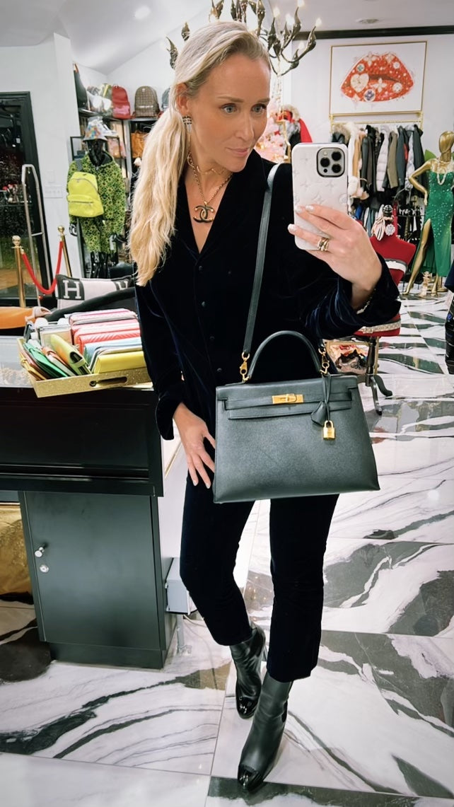 HERMÈS KELLY EPSOM LEATHER BAG 32