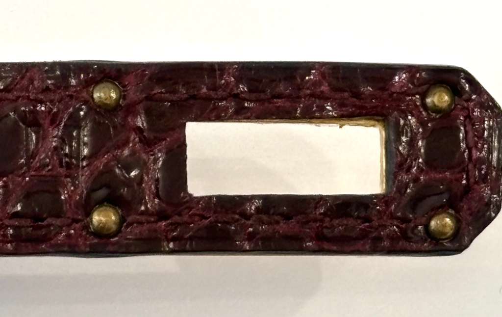 HERMÈS KELLY CLASSIQUE TO GO ALLIGATOR LEATHER WALLET