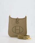 HERMÈS CLEMENCE LEATHER MINI EVELYNE CROSSBODY BAG