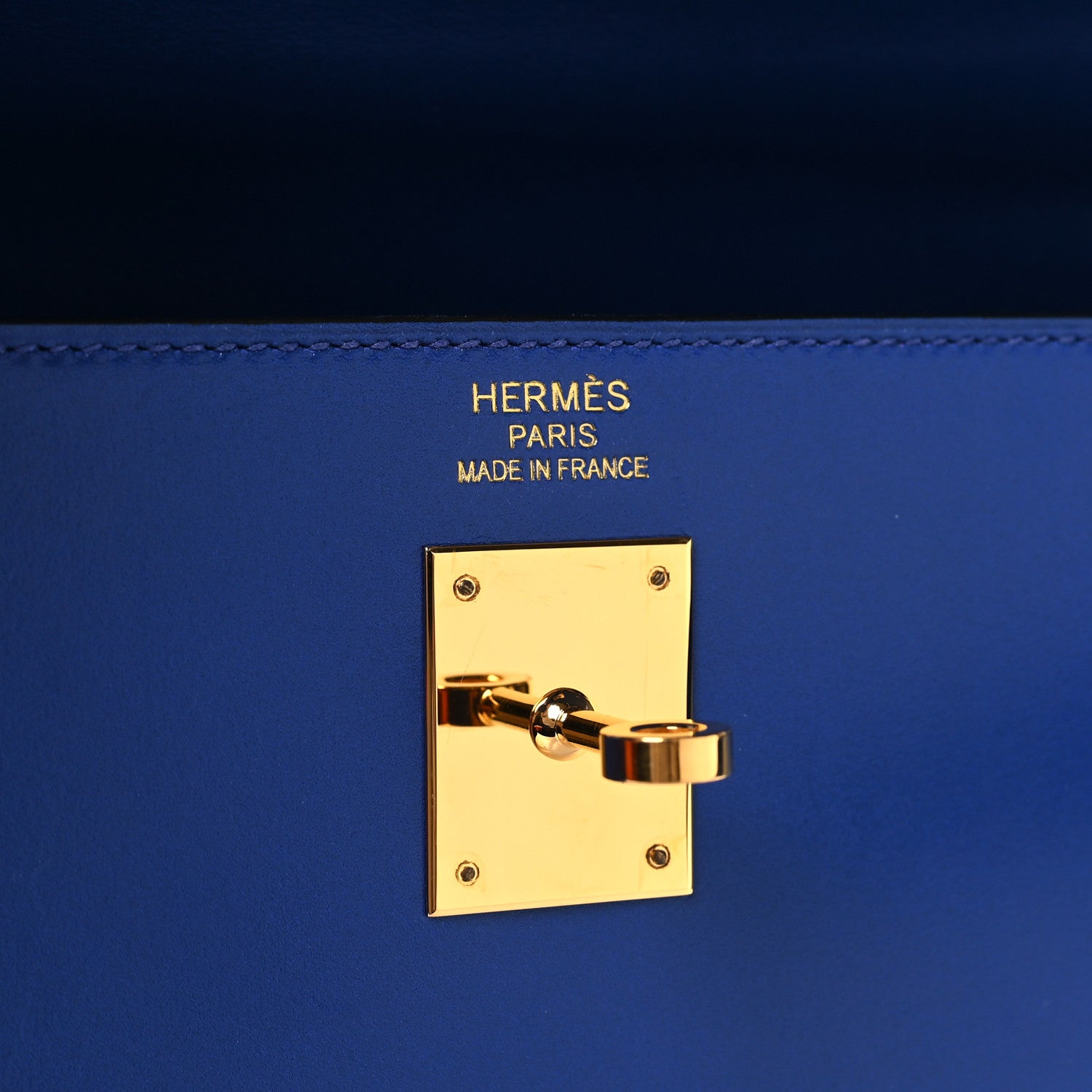 HERMÈS TADELAKT BOX LEATHER VINTAGE KELLY SELLIER 32 BAG