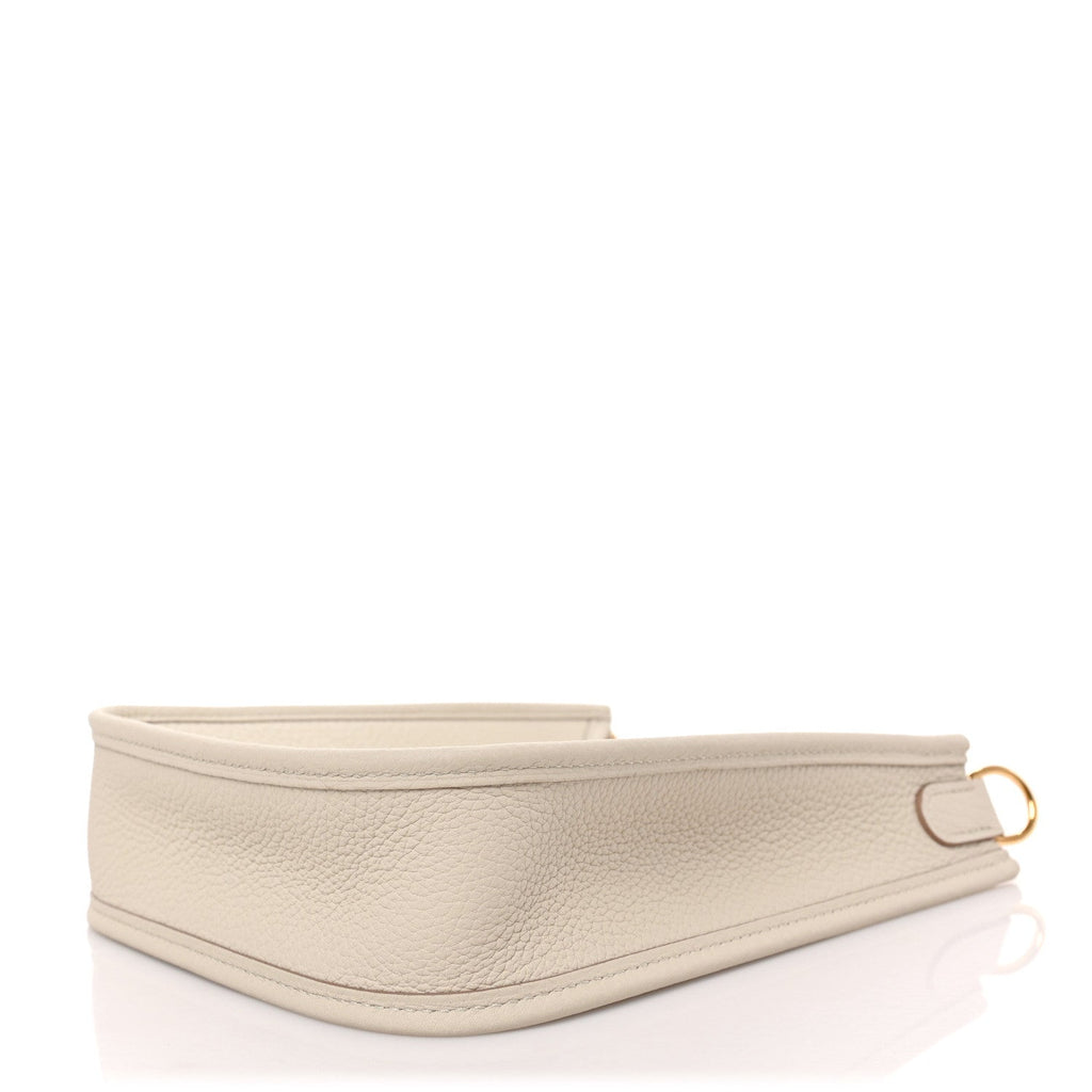 HERMÈS AMAZONE EVELYNE TAURILLON CLEMENCE LEATHER TPM BETON CROSSBODY