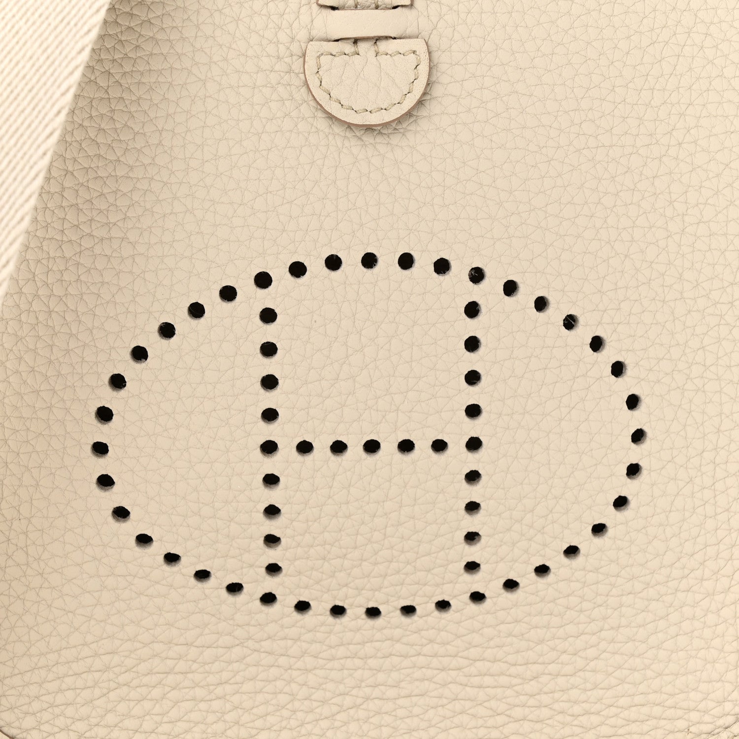 HERMÈS AMAZONE EVELYNE TAURILLON CLEMENCE LEATHER TPM BETON CROSSBODY