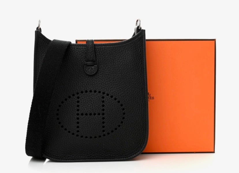 HERMÈS EVELYNE TPM TAURILLON CLEMENCE LEATHER CROSSBODY