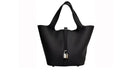 HERMÈS PITCOTIN LOCK 22 CLEMENCE LEATHER BAG