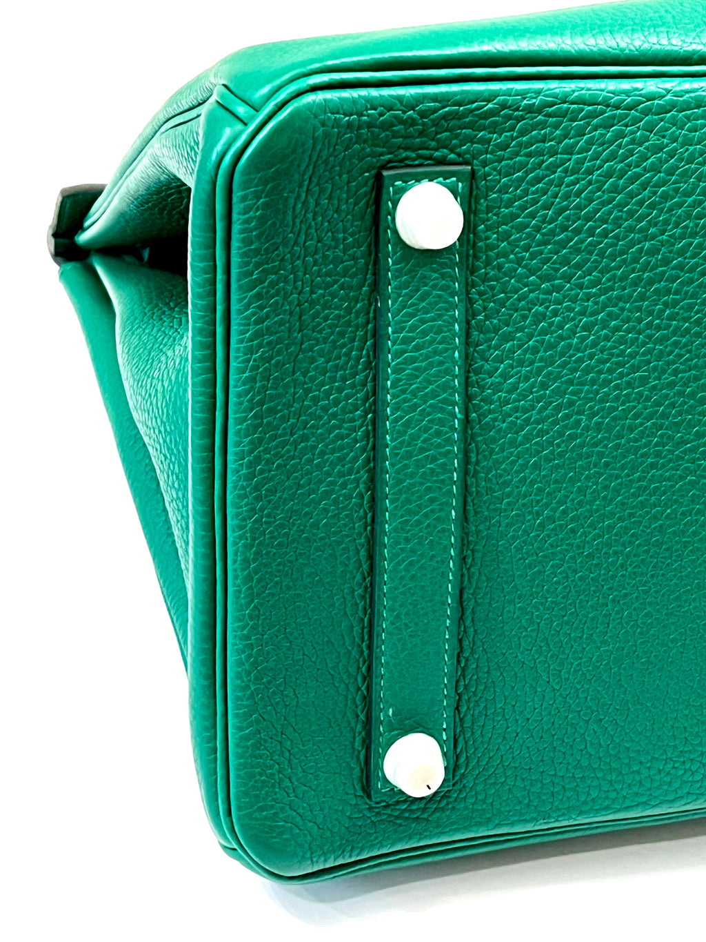 HERMÈS TOGO LEATHER BIRKIN 35 VERT VERTIGO HANDBAG