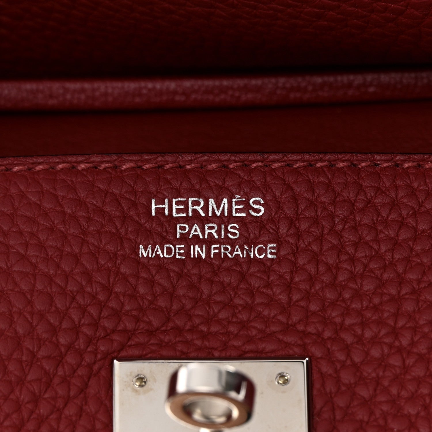 HERMÈS ROUGE GRENAT TOGO LEATHER BIRKIN 35 HANDBAG