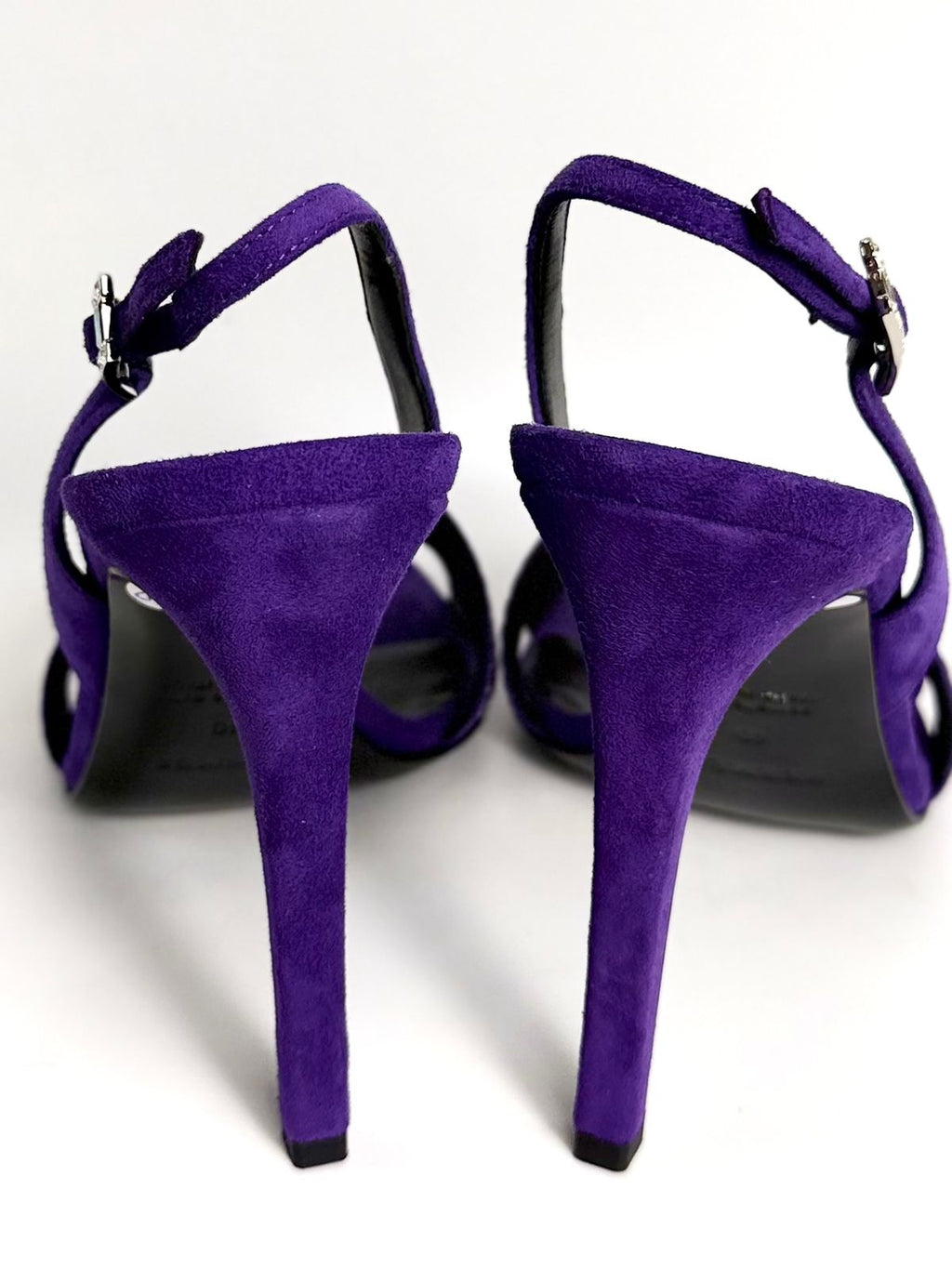 HERMÈS SUEDE GOATSKIN LEATHER HOLY 105 SANDALS