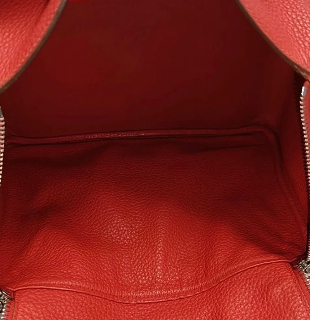 HERMÈS LINDY 30 TAURILLON CLEMENS LEATHER BAG