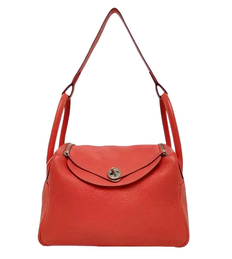 HERMÈS LINDY 30 TAURILLON CLEMENS LEATHER BAG