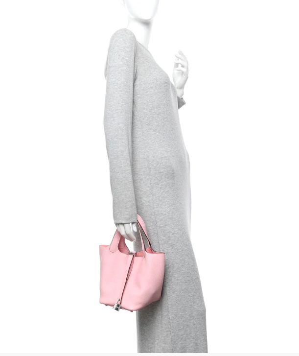 HERMÈS TAURILLON CLEMENCE PICOTIN LOCK 18 PM HANDBAG