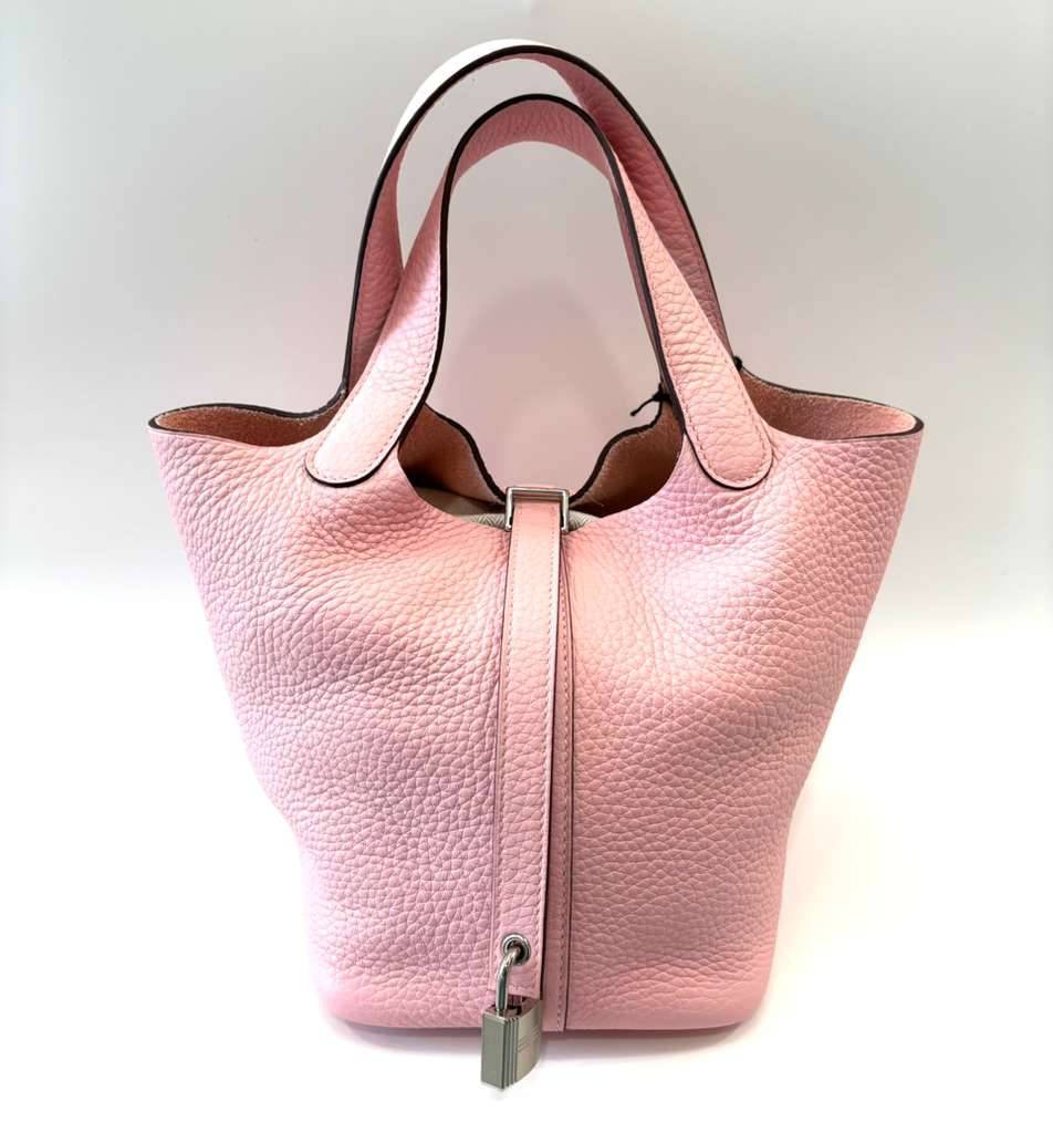 HERMÈS TAURILLON CLEMENCE PICOTIN LOCK 18 PM HANDBAG