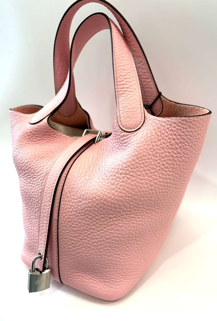 HERMÈS TAURILLON CLEMENCE PICOTIN LOCK 18 PM HANDBAG