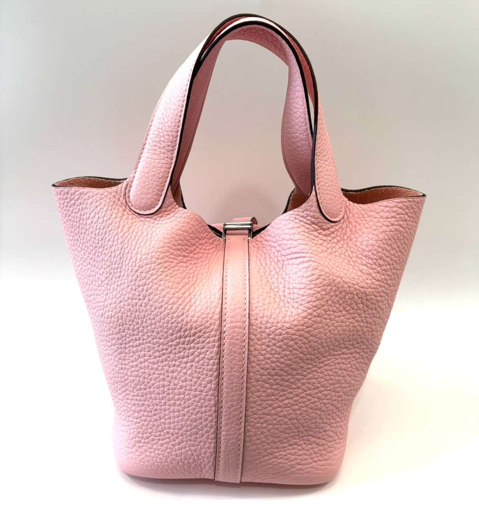 HERMÈS TAURILLON CLEMENCE PICOTIN LOCK 18 PM HANDBAG