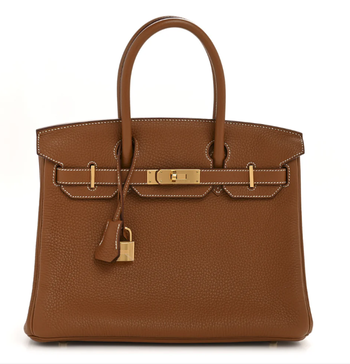 HERMÈS TOGO LEATHER BIRKIN 30 HANDBAG