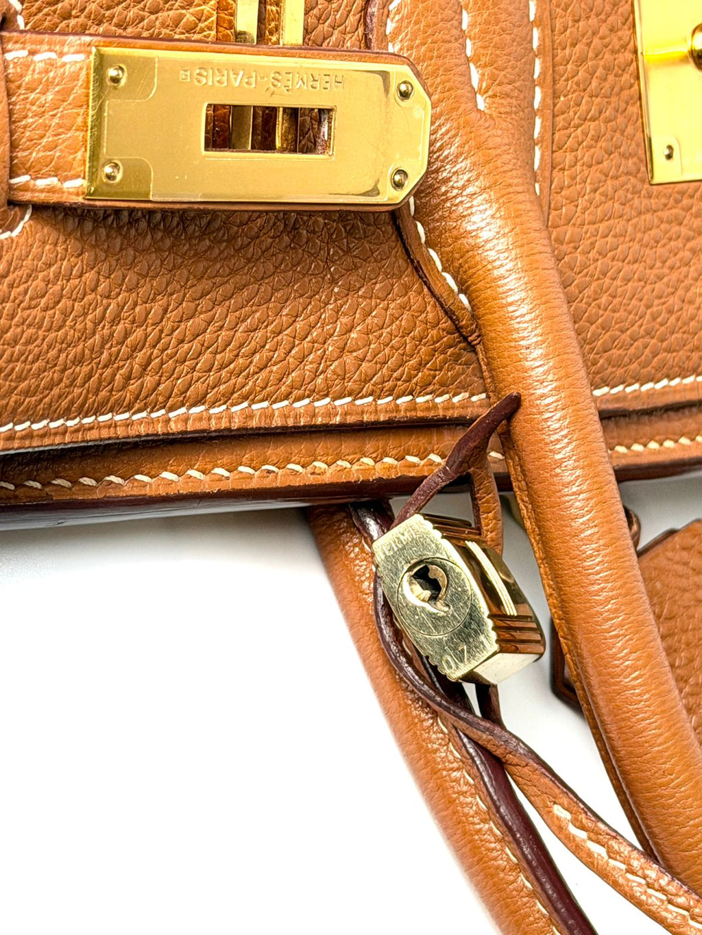HERMÈS TOGO LEATHER BIRKIN 30 HANDBAG