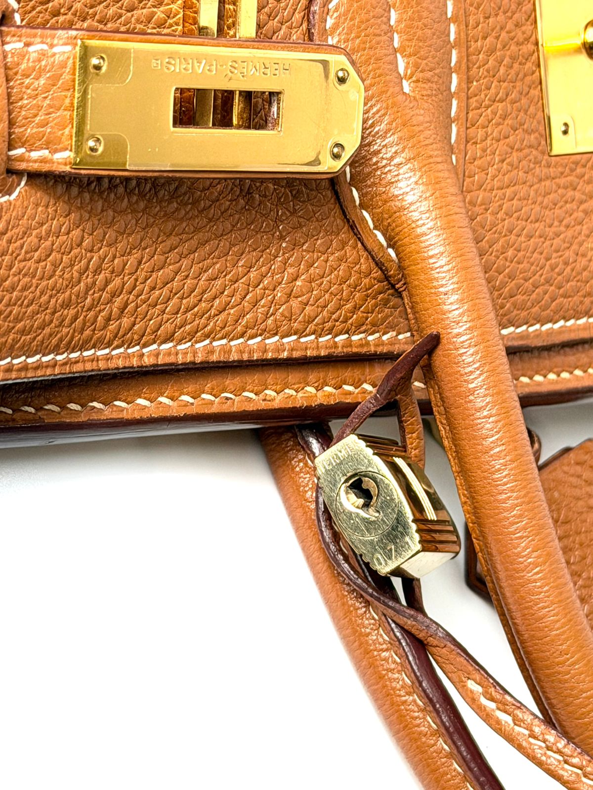 HERMÈS TOGO LEATHER BIRKIN 30 HANDBAG