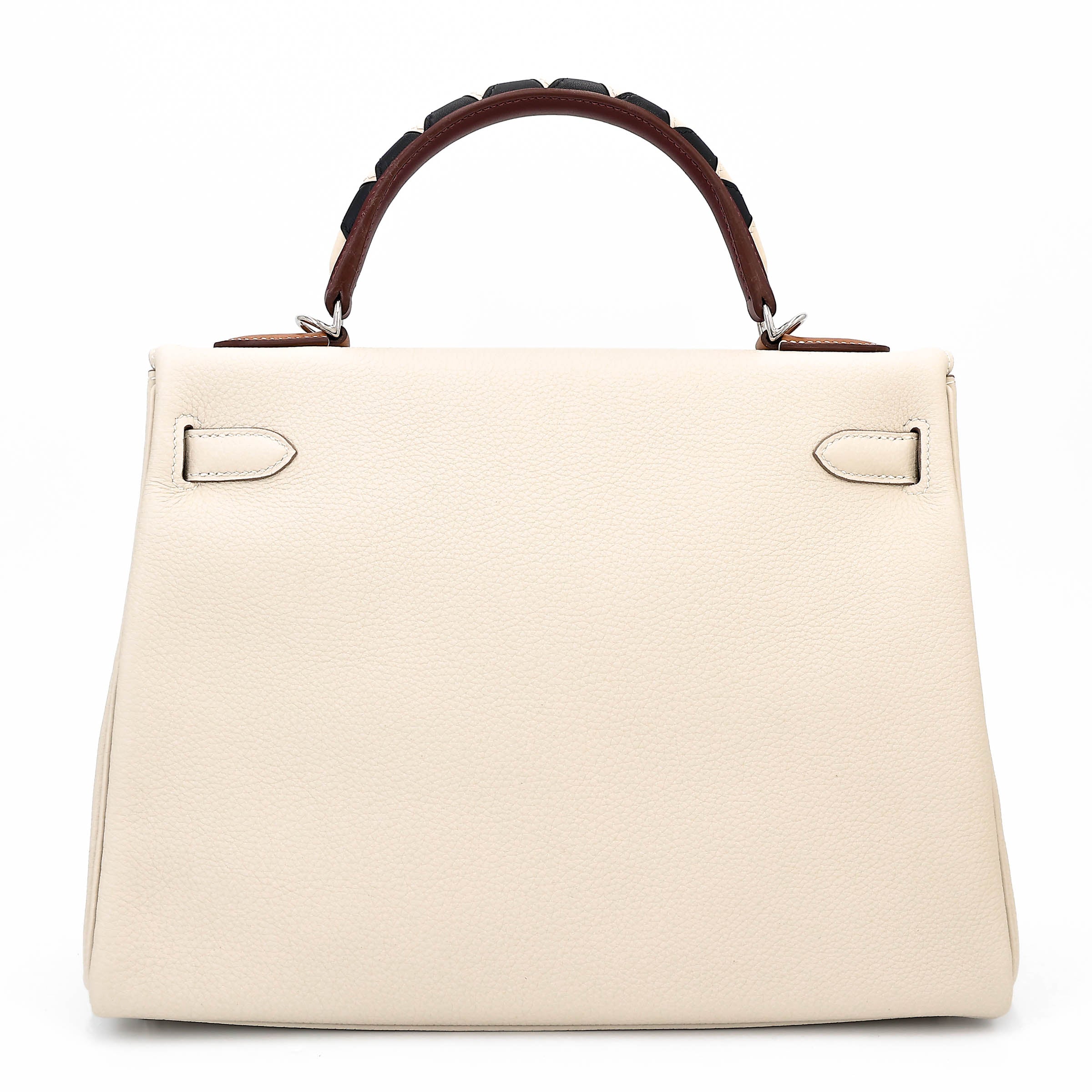 HERMÈS KELLY 32 RETOURNE “AU GALOP” TOGO LEATHER BAG