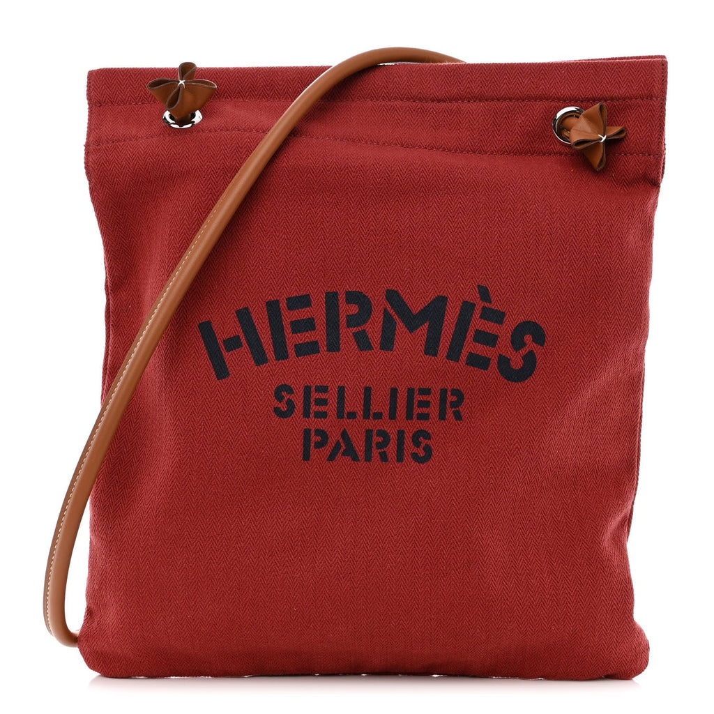 HERMÈS ALINE TOILE SWIFT H GROOMING BAG