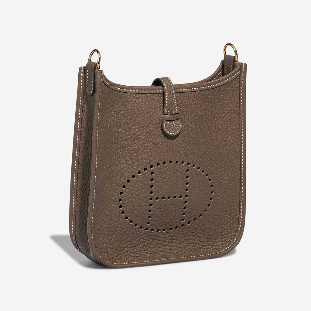 HERMÈS TAURILLON CLEMENCE AMAZONE EVELYNE TPM MINI BAG ETOUPE