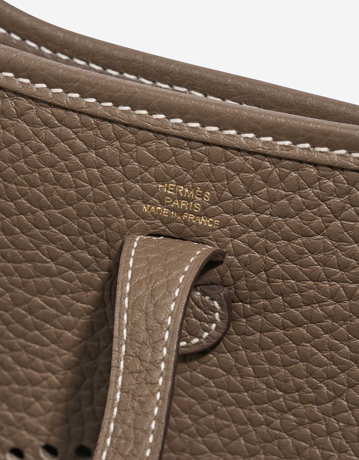 HERMÈS TAURILLON CLEMENCE AMAZONE EVELYNE TPM MINI BAG ETOUPE