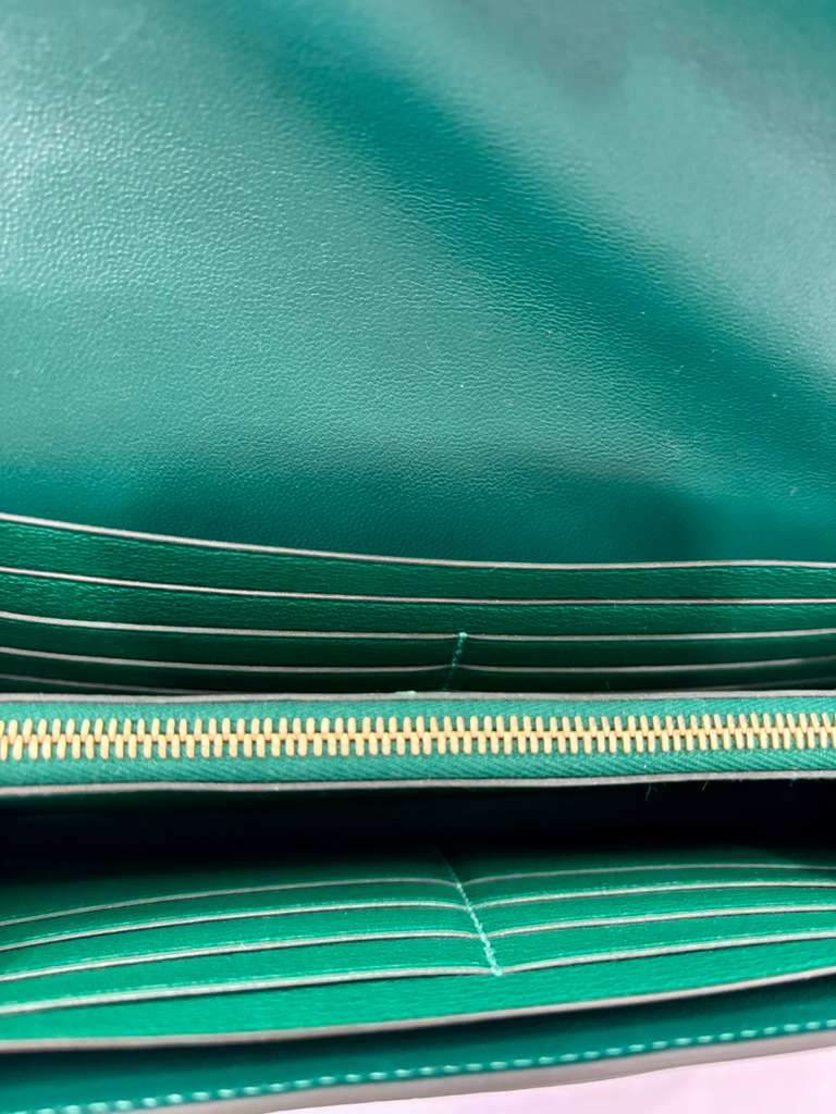 HERMÈS ALLIGATOR CROC LEATHER CONSTANCE LONG WALLET