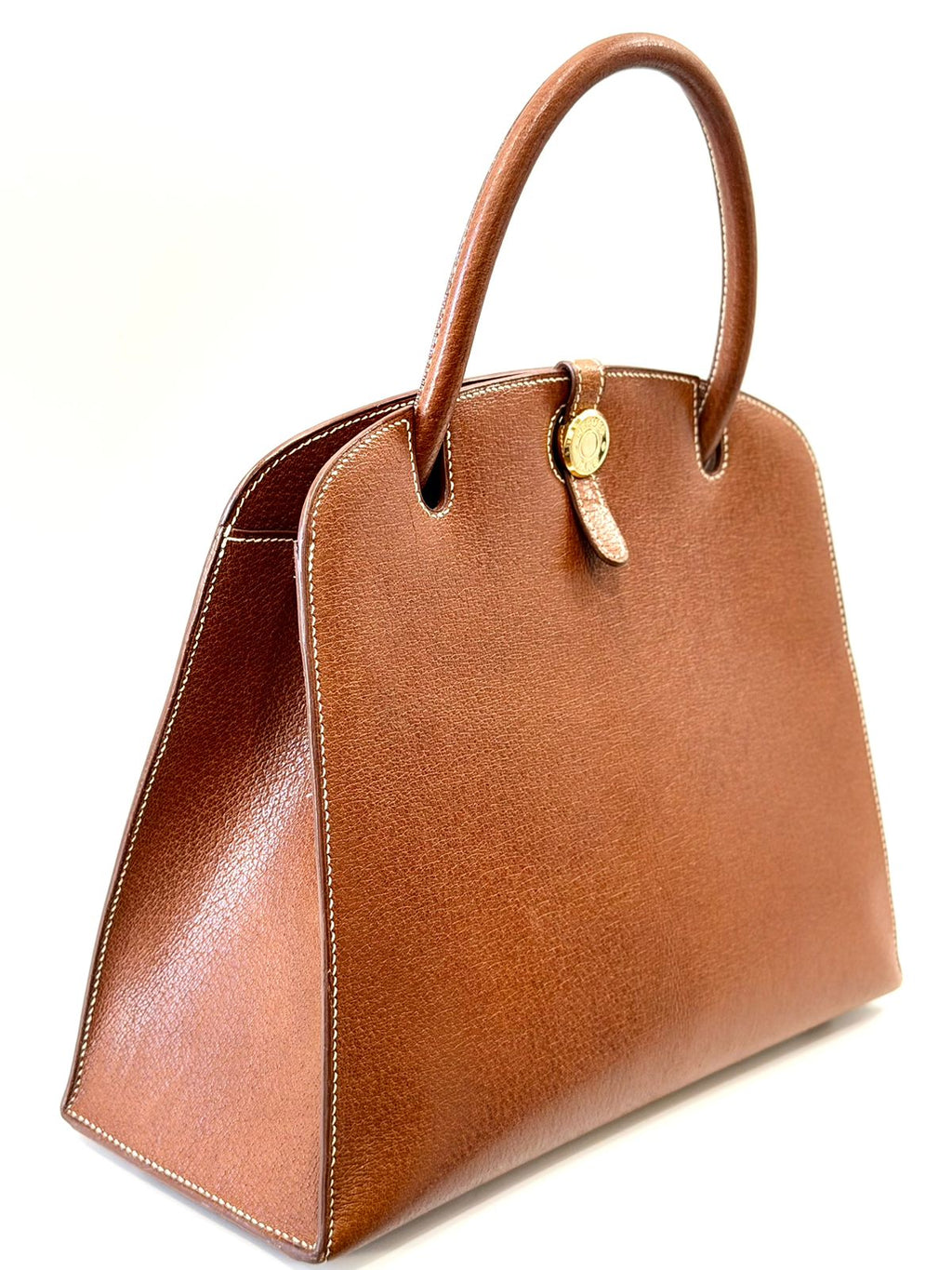 HERMÈS COURCHEVEL LEATHER DALVY 30 HANDBAG