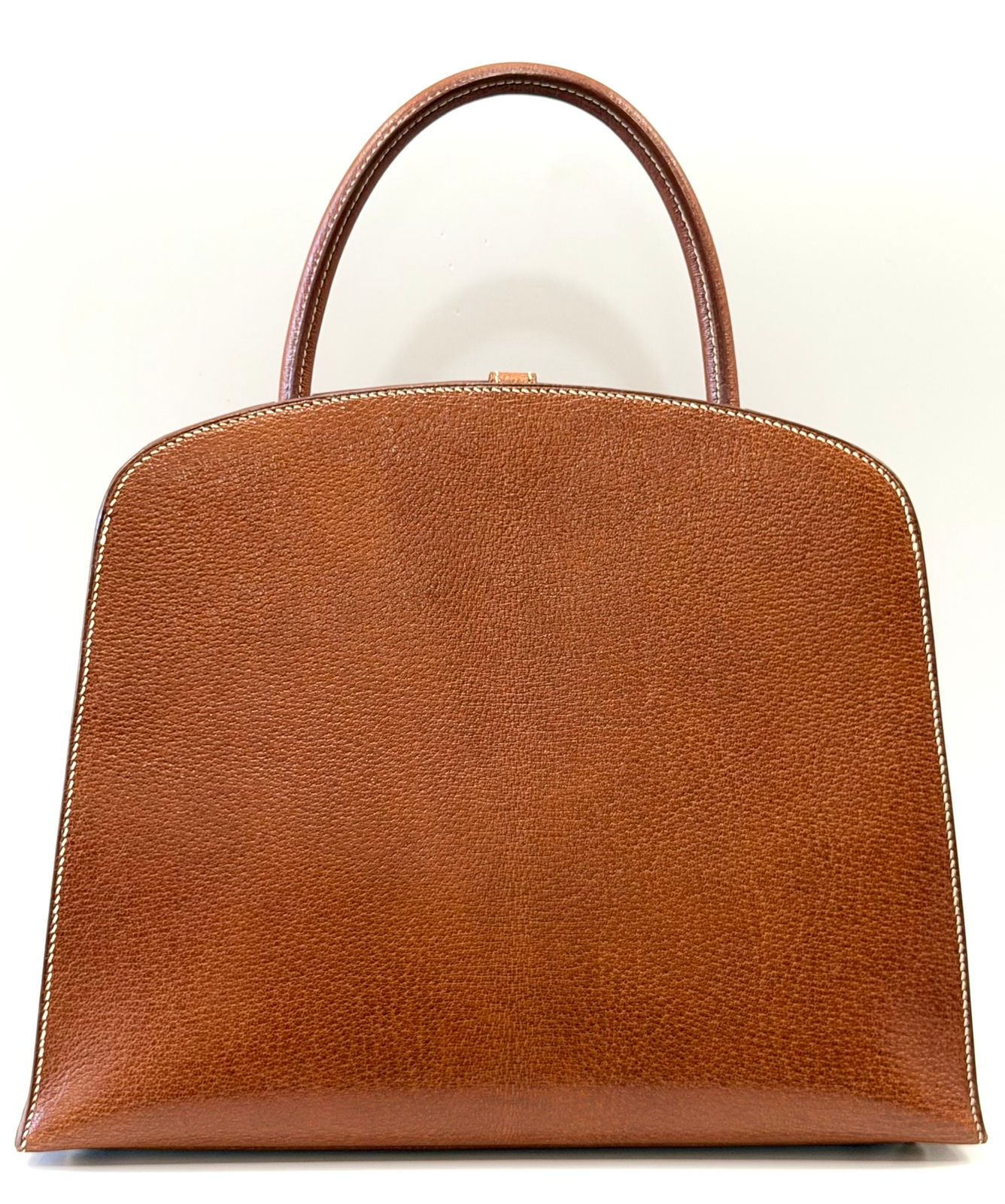 HERMÈS COURCHEVEL LEATHER DALVY 30 HANDBAG