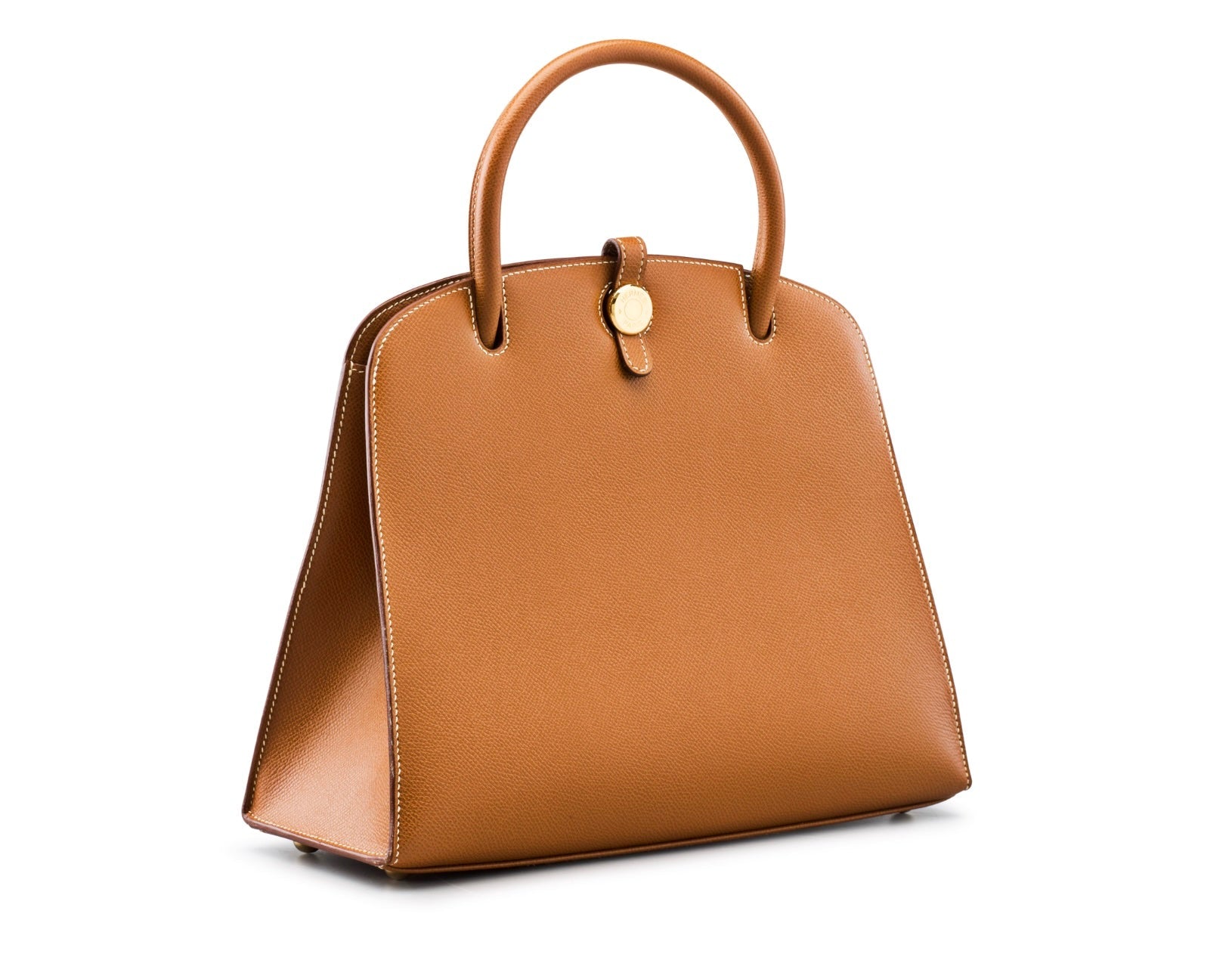 HERMÈS COURCHEVEL LEATHER DALVY 30 HANDBAG