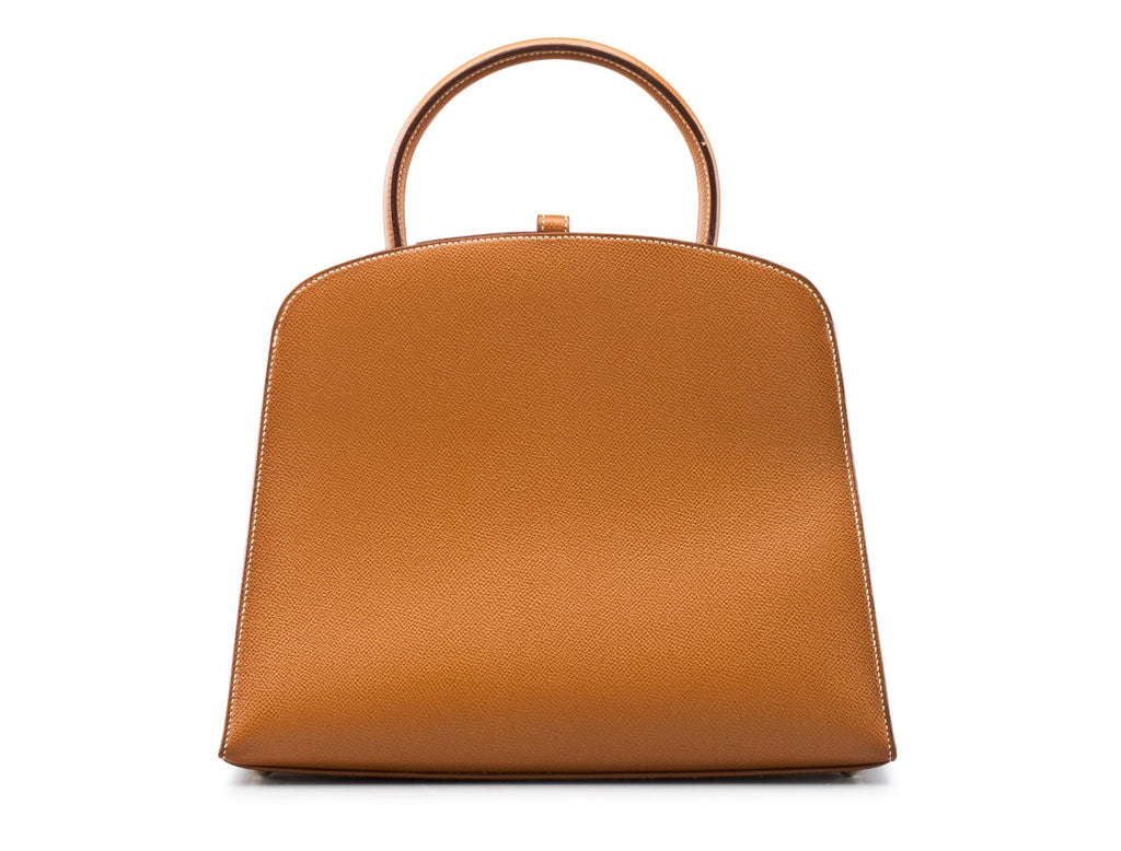 HERMÈS COURCHEVEL LEATHER DALVY 30 HANDBAG