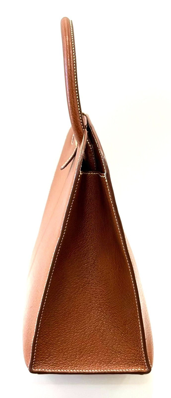 HERMÈS COURCHEVEL LEATHER DALVY 30 HANDBAG