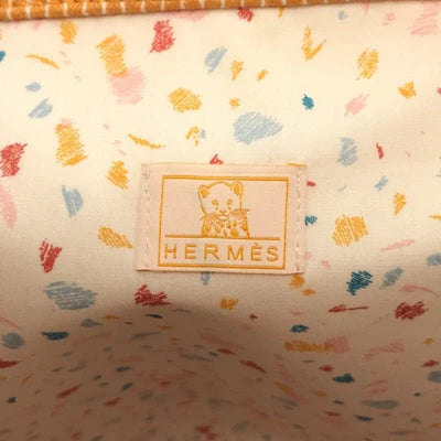 HERMÈS PASSE PASSE STRIPED NAPPY TOTE BAG