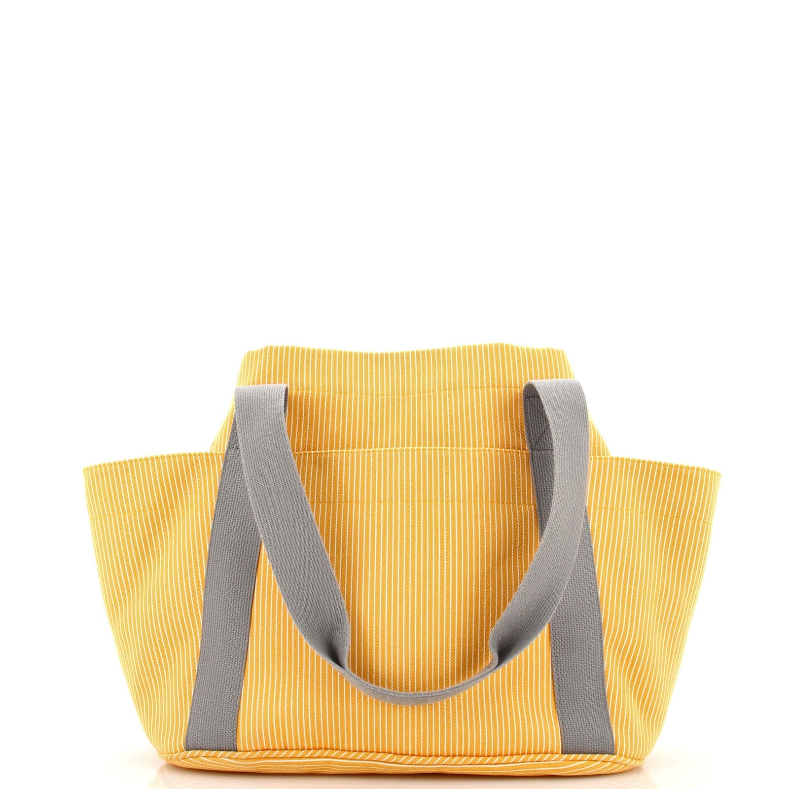 HERMÈS PASSE PASSE STRIPED NAPPY TOTE BAG