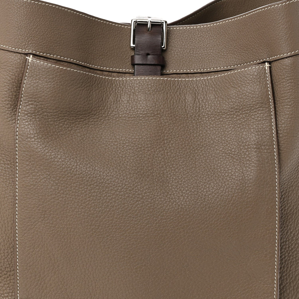 HERMÈS TAURILLON CLEMENCE LEATHER MARWARI GM TOTE BAG