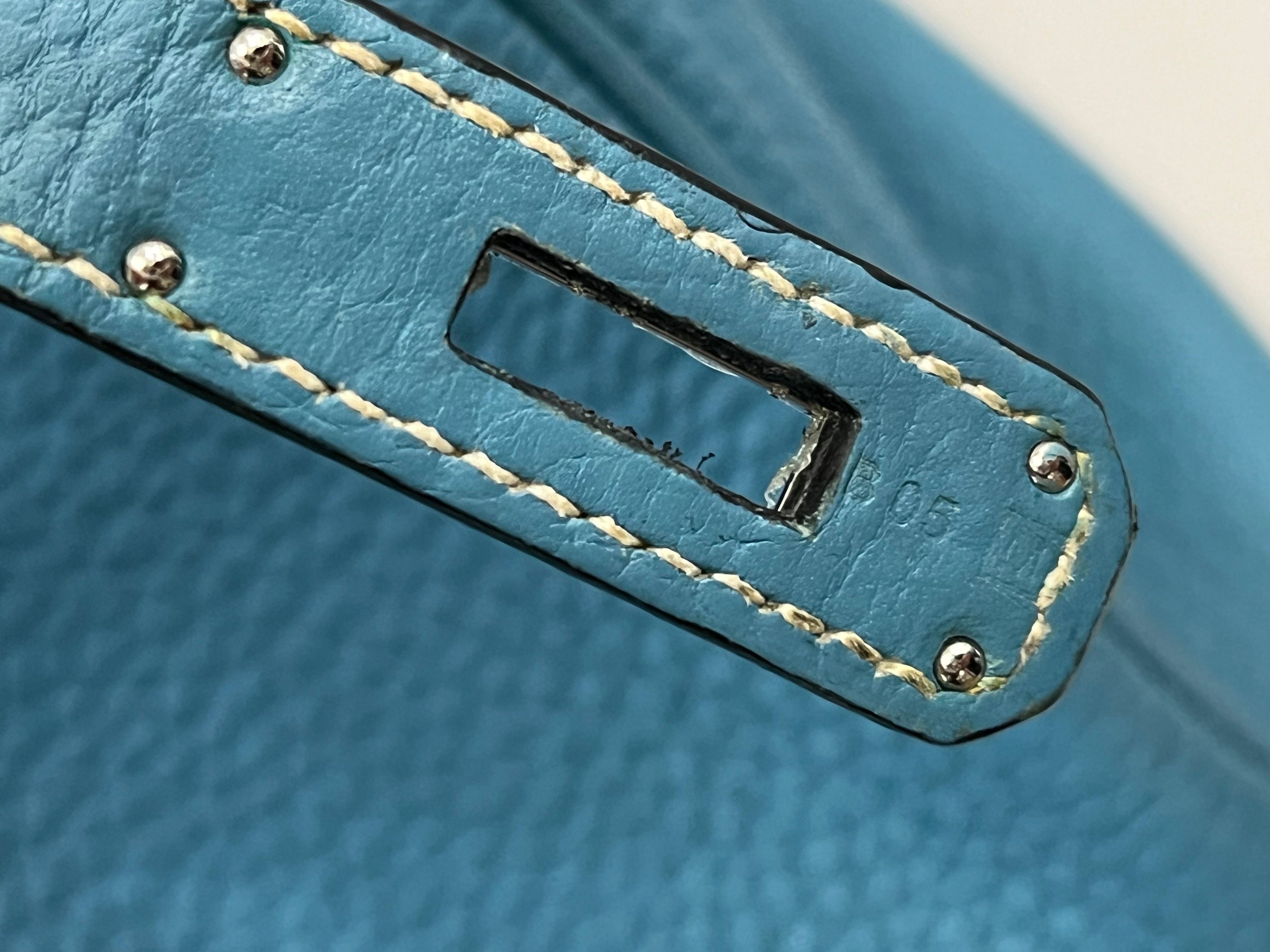 HERMÈS TOGO BIRKIN 35 IN BLUE JEAN-HS