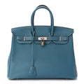 HERMÈS TOGO BIRKIN 35 IN BLUE JEAN-HS