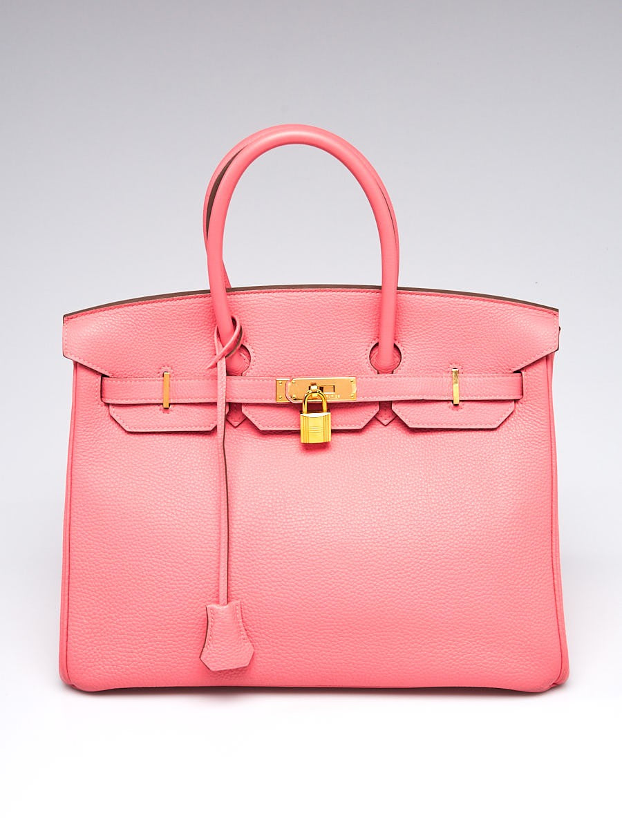 HERMÈS TOGO BIRKIN 35 ROSE LIPSTICK