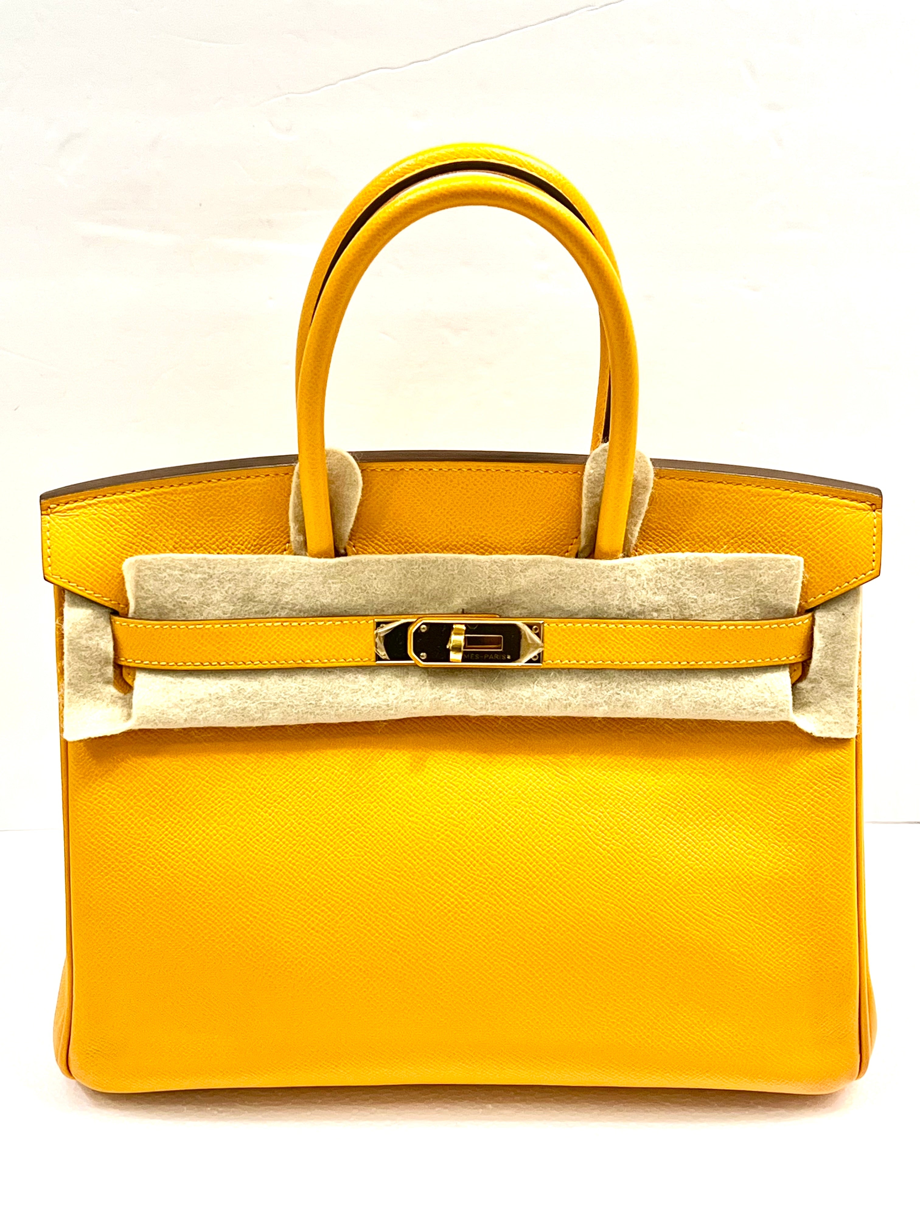 HERMÈS BIRKIN 30 EPSOM LEATHER MARIGOLD