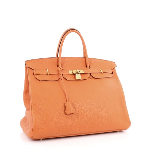 HERMÈS BIRKIN 40 TOGO LEATHER GOLD HARDWARE HANDBAG