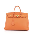 HERMÈS BIRKIN 40 TOGO LEATHER GOLD HARDWARE HANDBAG