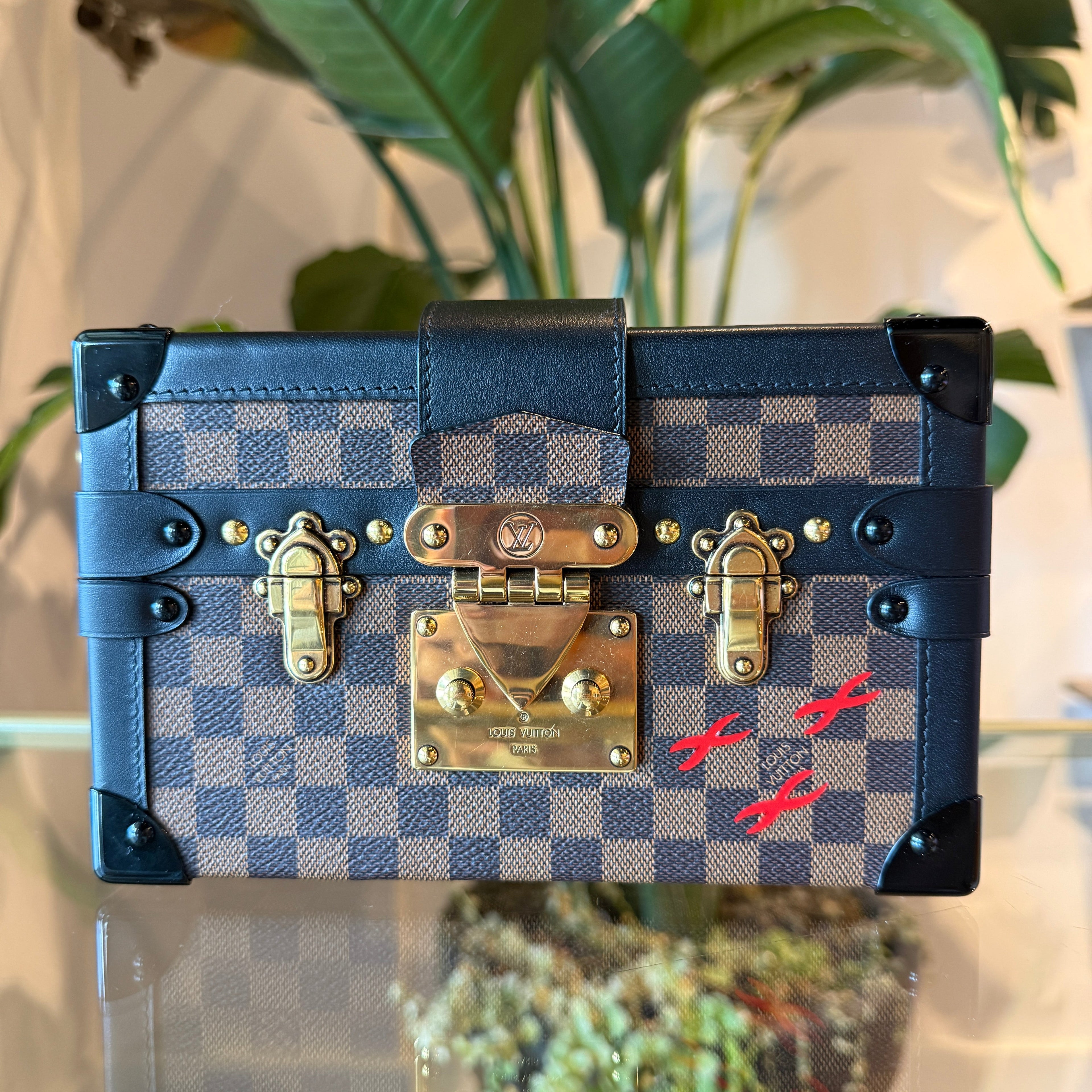 LOUIS VUITTON Damier Ebene Petite Malle