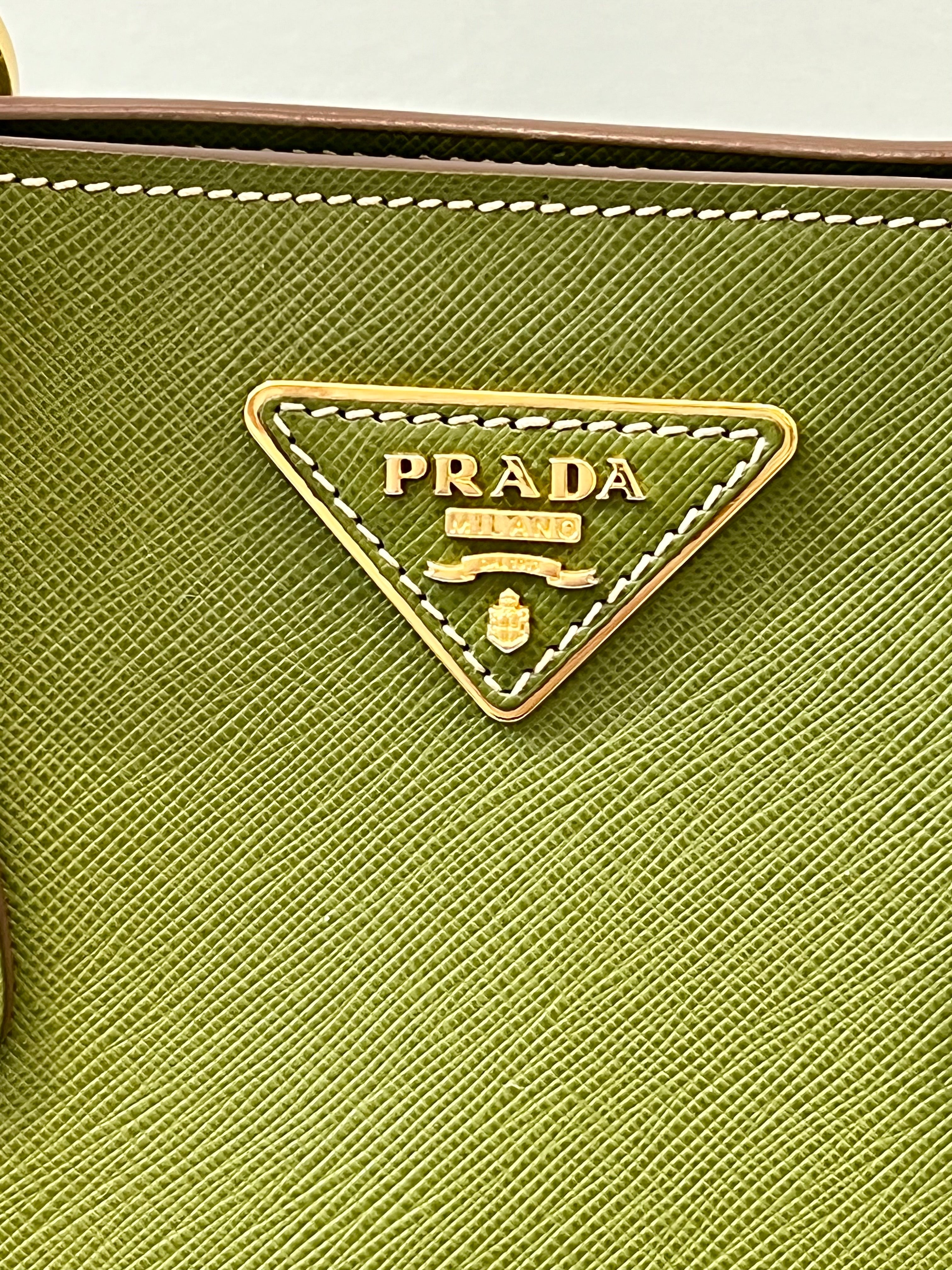 Prada Lux Leather Saffiano Medium Tote