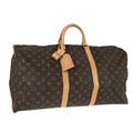 LOUIS VUITTON MONOGRAM KEEPALL 55 TRAVEL BAG