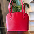 LOUIS VUITTON Red Epi Lussac