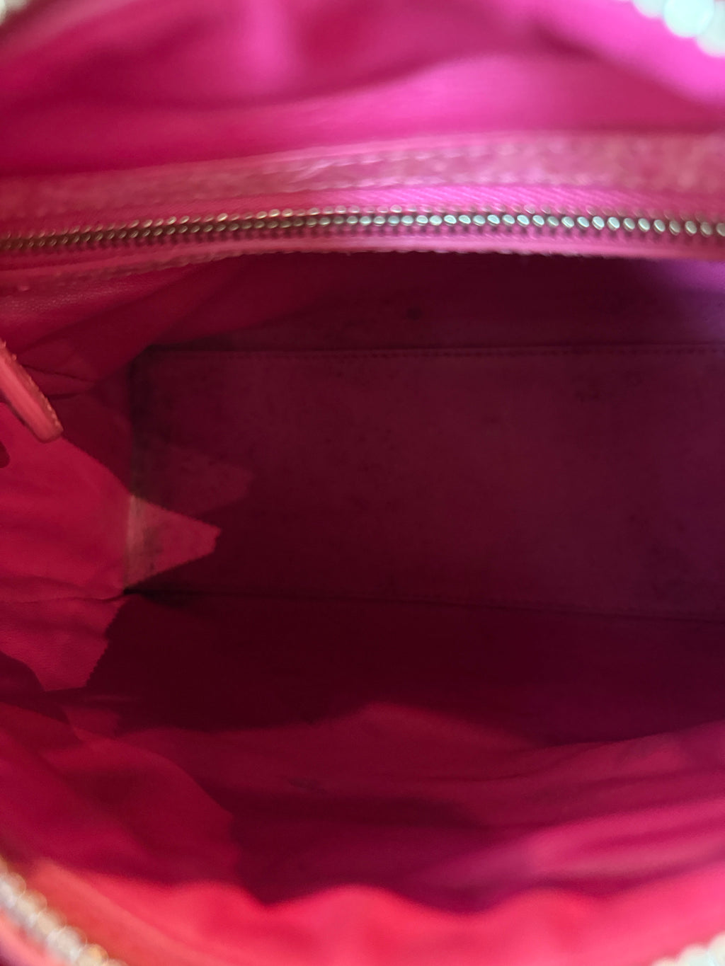 DIOR Lady Dior Pink Snakeskin