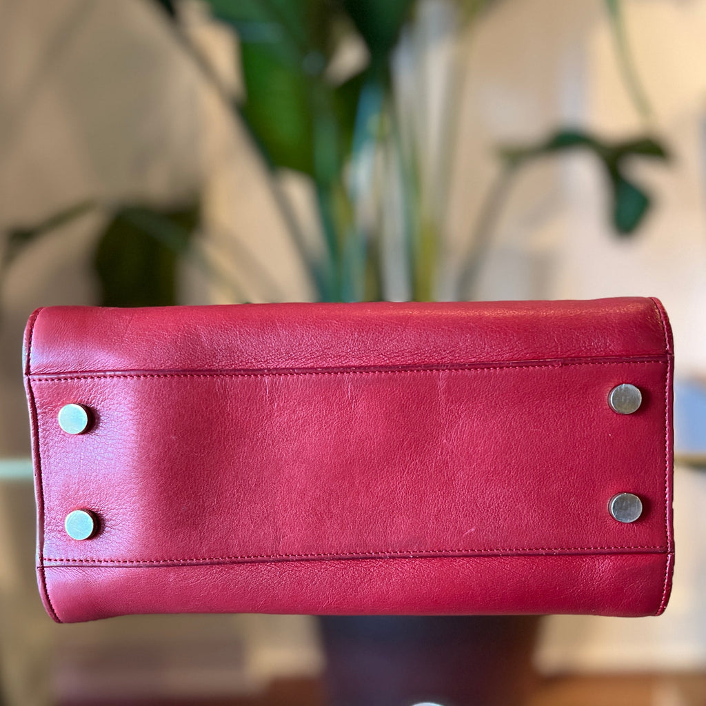 SAINT LAURENT Calfskin Baby Monogram Cabas